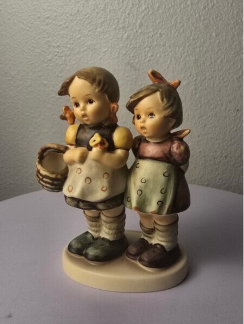 Vintage Goebel M.I. Hummel "Daddy's Girls" Figurine Hum 371 TMK-4 With Box